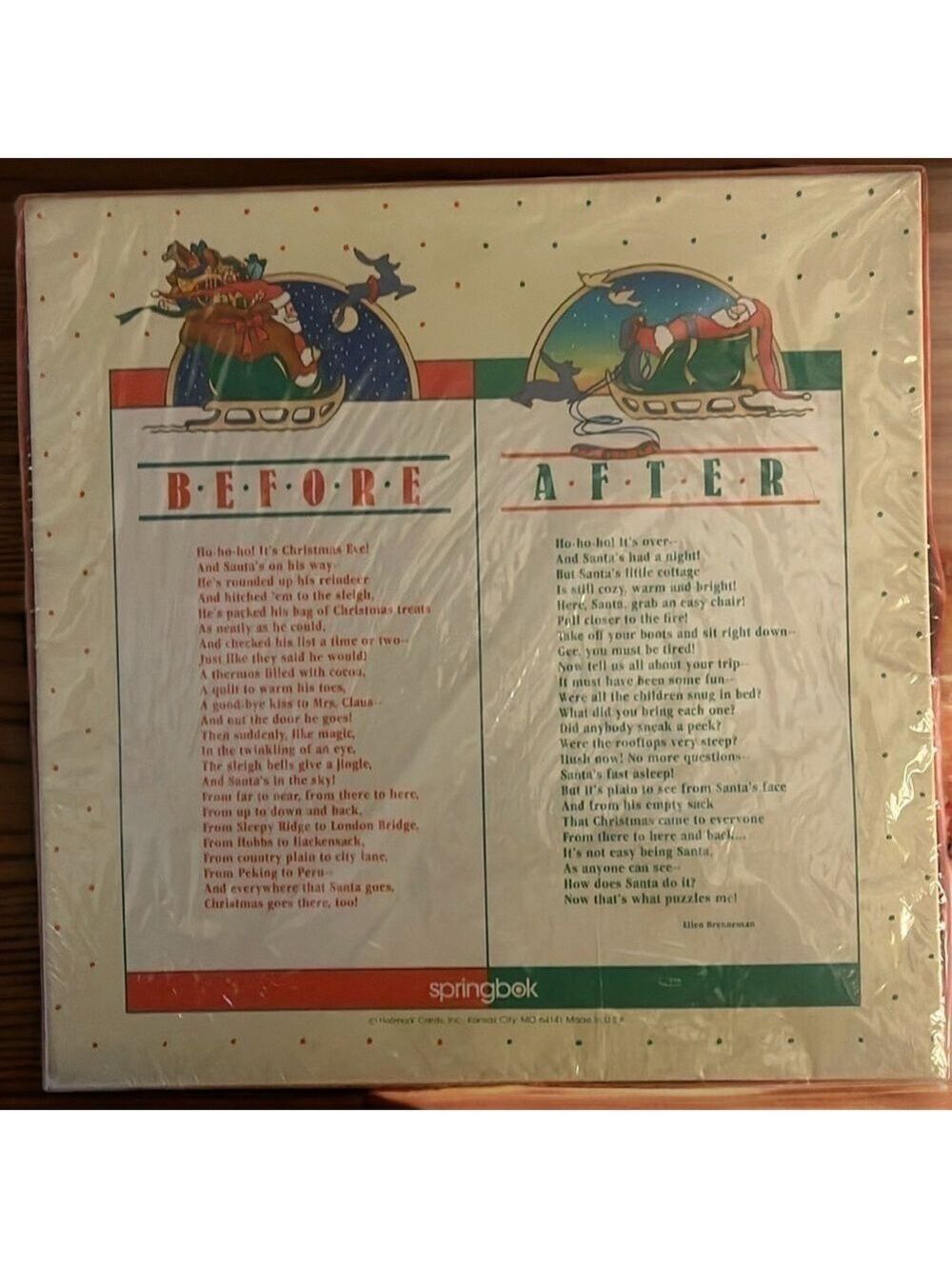 Vintage Christmas Puzzle Hallmark All-In-a-Night’s Work Christmas Sealed 700 PCs - Picture 2 of 4
